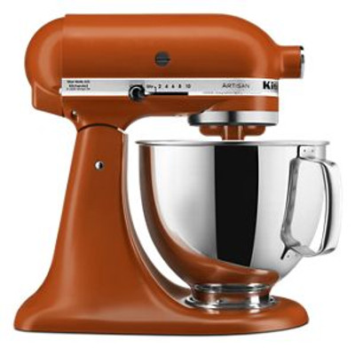 KitchenAid KSM150PSSC Artisan® Series 5 Quart Tilt-Head Stand Mixer - Scorched Orange