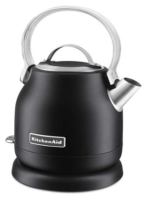 KitchenAid KEK1222BM 1.25 L. Matte Black Electric Kettle - 120 Volts