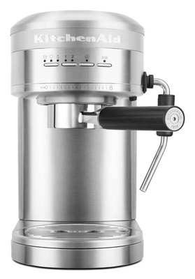 KitchenAid KES6503SX Brushed Stainless Steel Metal Semi-Automatic Espresso Machine - 120 Volts
