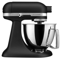 KitchenAid KSM3316XBK Artisan Mini Plus 3.5 Qt. Cast Iron Black 10-Speed Tilt-Head Stand Mixer