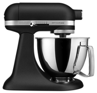 KitchenAid KSM3316XBK Artisan Mini Plus 3.5 Qt. Cast Iron Black 10-Speed Tilt-Head Stand Mixer
