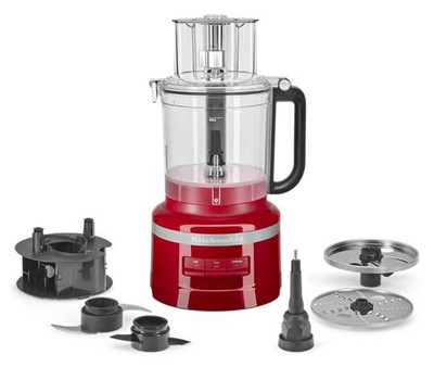 KitchenAid KFP1318ER 13 Cups Empire Red Multi-Purpose Blade Food Processor