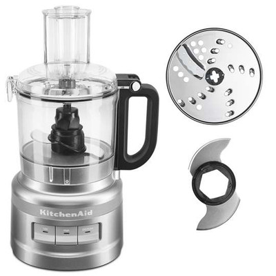 KitchenAid KFP0718CU 7 Cups Contour Silver Multi-Purpose Blade Food Processor