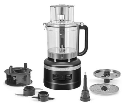 KitchenAid KFP1318BM 13 Cups Black Matte Multi-Purpose Blade Food Processor