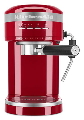 KitchenAid KES6503ER Empire Red Metal Semi-Automatic Espresso Machine - 120 Volts