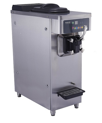Pasmo S930FAP2 13" W Stainless Steel Countertop Pressurized Air Cooled Soft Serve Machine - 220 Volts