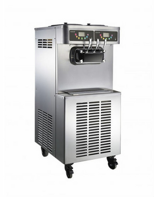 Pasmo S520FA2 25&quot; W Stainless Steel Floor Model Soft Serve Machine - 220 Volts