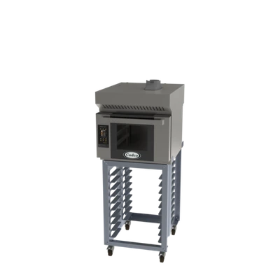 Cadco BLS-3HTD-1H Stainless Steel 1 Deck Half Size Electric Bakerlux Touch Heavy-Duty Convection Oven - 208-240 Volts