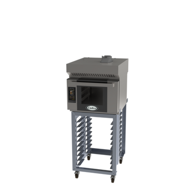 Cadco BLS-3HTD-1H Stainless Steel 1 Deck Half Size Electric Bakerlux Touch Heavy-Duty Convection Oven - 208-240 Volts