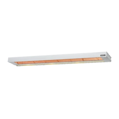 Nemco 6155-36-DL 36" W Double Infrared Heating Element Aluminum Shell with Lights Bar Heater - 120 Volts, 1780 Watts