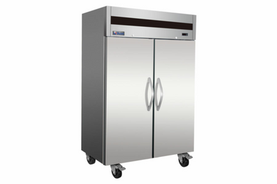 MVP Group IT56R 49 Cu. Ft. Stainless Steel Front and Sides 2 Section Reach-In IKON Refrigerator - 115 Volts