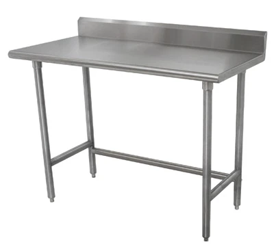 Advance Tabco TKLG-307 30" D x 84" W Stainless Steel 14 Gauge Work Table