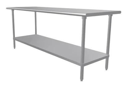 Advance Tabco SAG-307 30" D x 84" W Stainless Steel 16 Gauge Work Table