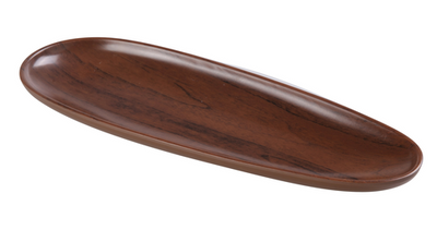 Yanco WL-214 14" W Melamine Oval Yanco Woodland Plate
