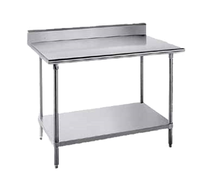 Advance Tabco KAG-307 30" D x 84" W Stainless Steel 16 Gauge Work Table
