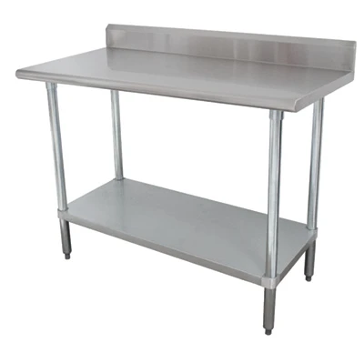 Advance Tabco KAG-307 30" D x 84" W Stainless Steel 16 Gauge Work Table