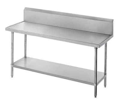 Advance Tabco VKS-306 30" D x 72" W Stainless Steel 14 Gauge Work Table