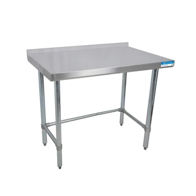 BK Resources VTTROB-1836 36" W x 18" D Galvanized 18 Gauge Work Table