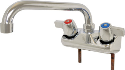 BK Resources BKF-W2-12-G Backsplash Mount WorkForce Standard Duty Faucet