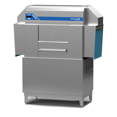 Insinger ADMIRAL 44 ADVANCED VG Electric Stainless Steel High Temperature Single Tank Rack Conveyor Dishwasher Automatic - 208 Volts 3 Phase