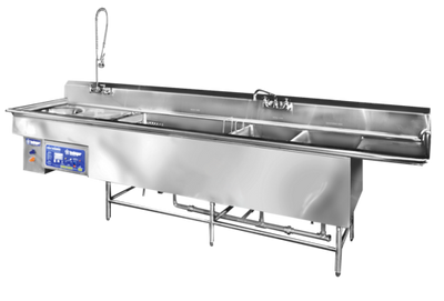 Insinger DASH 109 1DrainboardsQuad-Jet Aqua-Scrubber Pot and Pan Washing System