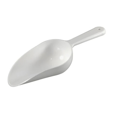 Bar Maid CR-854W 4 Oz. White Polyethylene Scoop