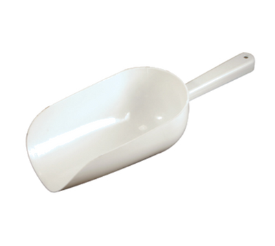 Bar Maid CR-840W 16 Oz. White Polyethylene Scoop