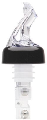 Bar Maid BMP-5100C 1 Oz. Clear Plastic with Flip Top Measured Pourer
