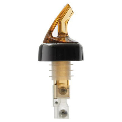 Bar Maid BMP-500RAC 5 Oz. Amber Premium Pour Measured Pourer