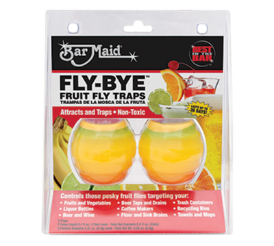 Bar Maid FLY-BYE Non-Toxic Fly-Bye Fruit Fly Trap