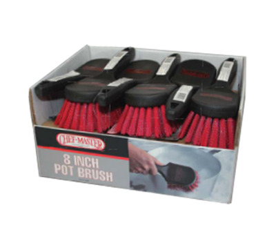 Chef Master 90048 Black and Red Nylon Bristles Chef-Master Pot Brush