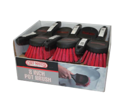 Chef Master 90048 Black and Red Nylon Bristles Chef-Master Pot Brush