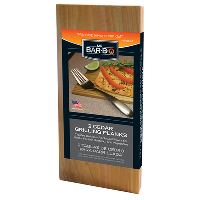 Chef Master 05020ZGD 11.76" W Approx Mr. Bar-B-Q Cedar Grilling Planks