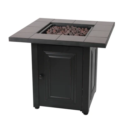 Chef Master GAD15411SP 28" W Stainless Steel Burner with LP Gas Vanderbilt Outdoor Fire Pit