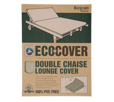 Chef Master 07300BB 80" W x 60" D x 32" H Taupe Mr. Bar-B-Q Double Chaise Lounge Cover