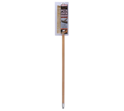 Chef Master 90041 Brass Bristles Chef-Master Classic Pizza Oven Brush with Wood Handle