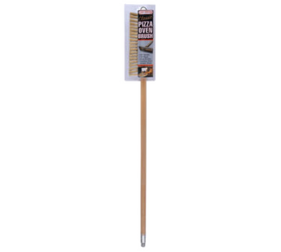 Chef Master 90041 Brass Bristles Chef-Master Classic Pizza Oven Brush with Wood Handle