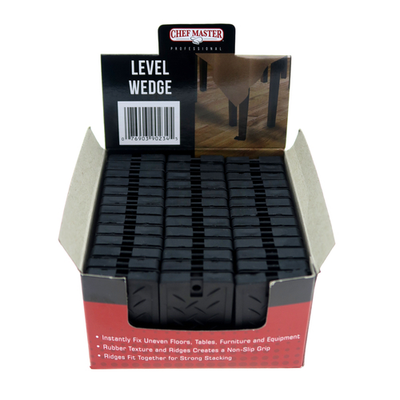 Chef Master 90234GD Black Rubber Chef-Master Level Wedge