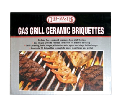 Chef Master 05004CM Ceramic Gas Grill Briquettes