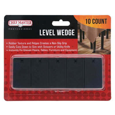 Chef Master 90233 Black Rubber Chef-Master Level Wedge
