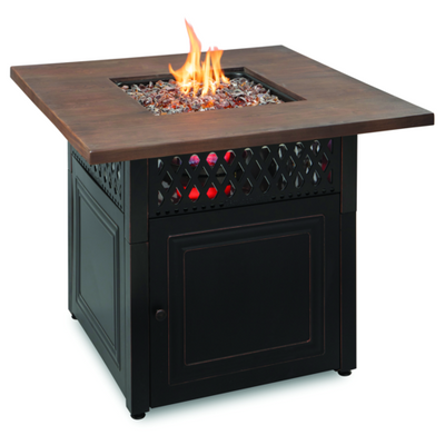 Chef Master GAD19102ES 37.8" W Stainless Steel Burner with LP Gas Dakota Outdoor Fire Pit