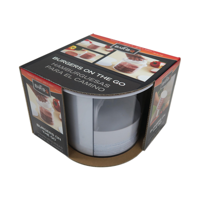 Chef Master 40231Y 8 Multi Layer Discs with Storage Container Mr. Bar-B-Q Multi-Layer Burger Press Set