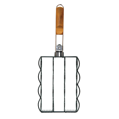 Chef Master 06633Y 14" L x 7.69" D Steel Wire Mr. Bar-B-Q Corn Cobb Grilling Basket