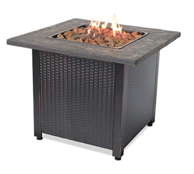 Chef Master GAD1401M 32.1" W Stainless Steel Burner LP Gas Blue Rhino Outdoor Gas Firebowl