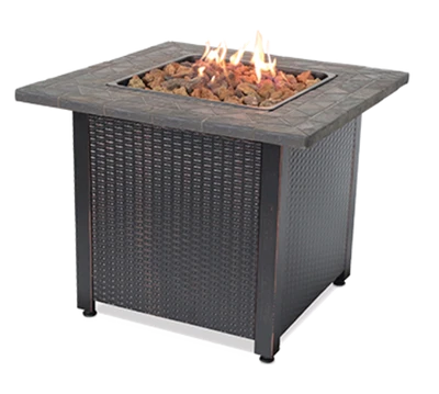 Chef Master GAD1401M 32.1" W Stainless Steel Burner LP Gas Blue Rhino Outdoor Gas Firebowl