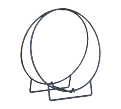 Chef Master W-1836 36" W Black Solid Steel Stock Blue Rhino UniFlame Log Hoop