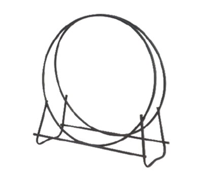 Chef Master W-1881 40" W Black Tubular Steel Frame Blue Rhino UniFlame Log Hoop