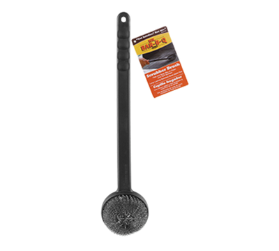 Chef Master 06471Y Stainless Steel Mesh with Handle Mr. Bar-B-Q Grill Scrubber Brush