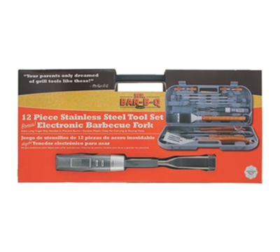 Chef Master 94122Y 12-Piece Mr. Bar-B-Q Grilling Tool Set