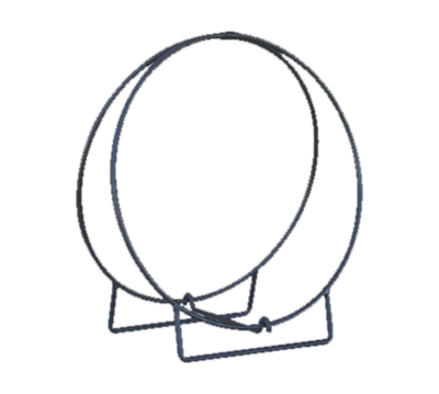 Chef Master W-1890 24" W Black Solid Steel Stock Blue Rhino UniFlame Log Hoop